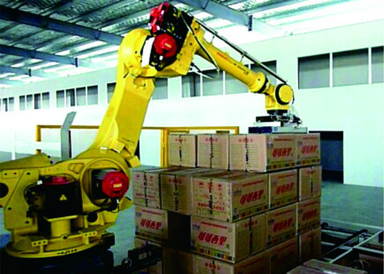 Porcellana Dispositivo per l'impaccettamento robot dell'industria delle bevande, sicurezza di più alto livello d'imballaggio dei robot fornitore
